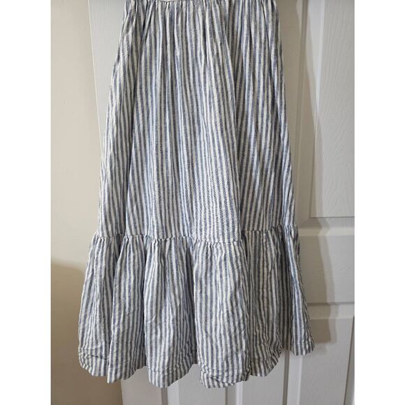 Abercrombie & Fitch Striped Midi Dress - Blue and White - Picture 5 of 12